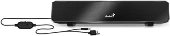 Mini Soundbar - Compacte Luidspreker - Muziek Streamen - USB Powered - 6W Vermogen - Zwart van MINI — afbeelding 2