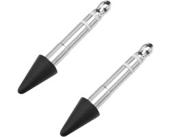 Idea Set van 2 roestvrijstalen pennen met 2 punten, compatibel met Microsoft Surface Slim Pen 2 voor Pro 8/Pro X/Laptop Studio/Duo 2