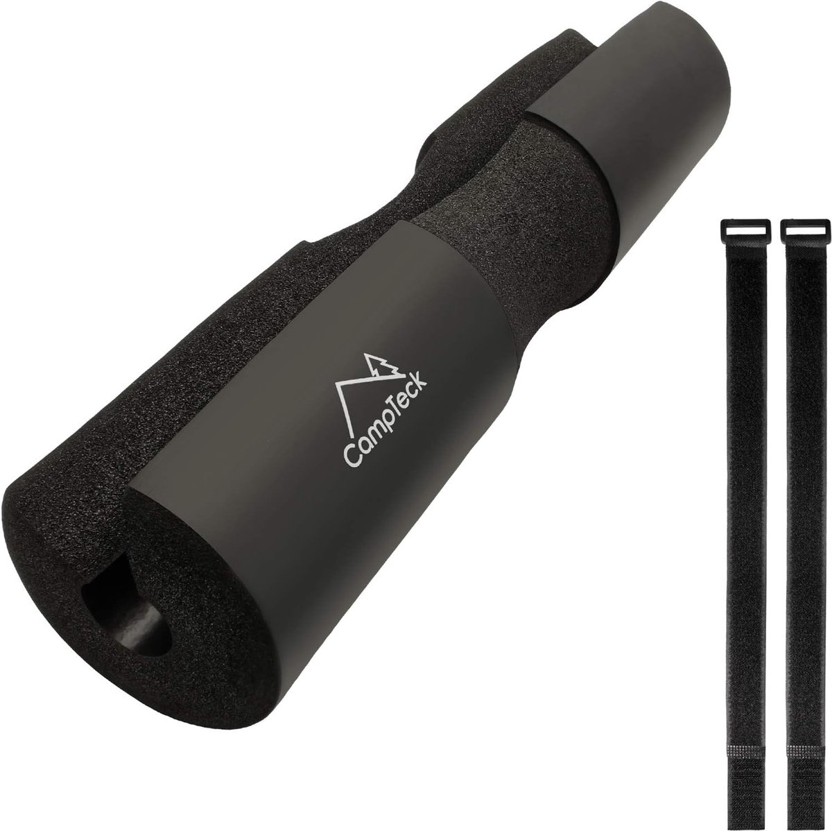 Barbell nek foam support pad - 44cm - zwart - voor squats en gewichtheffen - ShopVlot