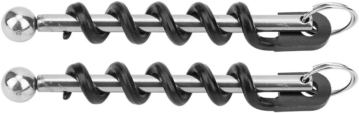 Flessenopener 2-delig - RVS met sleutelring - Multifunctioneel - Handig voor buiten - ShopVlot