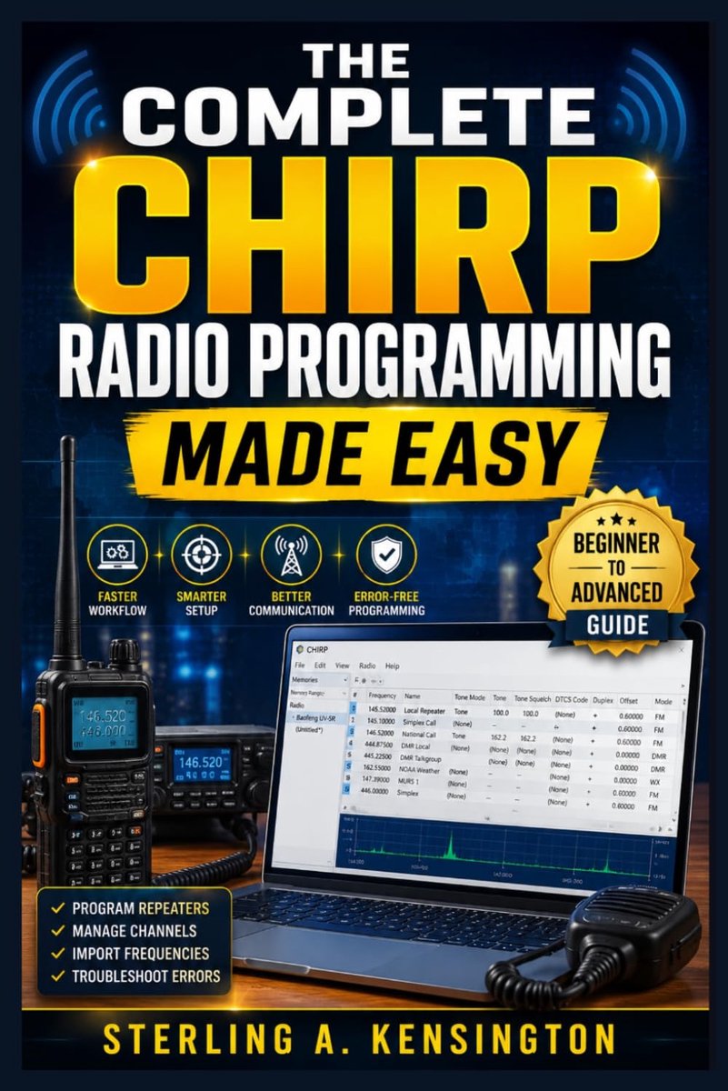 Chirp radio programmeren - praktische gids - van beginner tot gevorderde - snel en foutloos instellen - ShopVlot