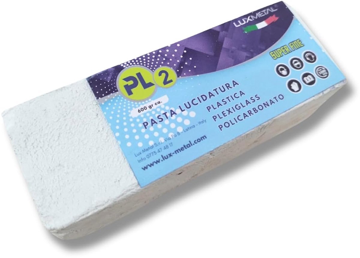 Schuurpasta voor kunststof 600 g - fijne polijstpasta - plexiglas en polycarbonaat - verwijder krassen - ShopVlot