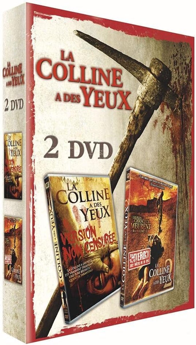 Twee films La Colline A Des Yeux - horrorthriller - spannende verhaallijn - griezelige sfeer - ShopVlot