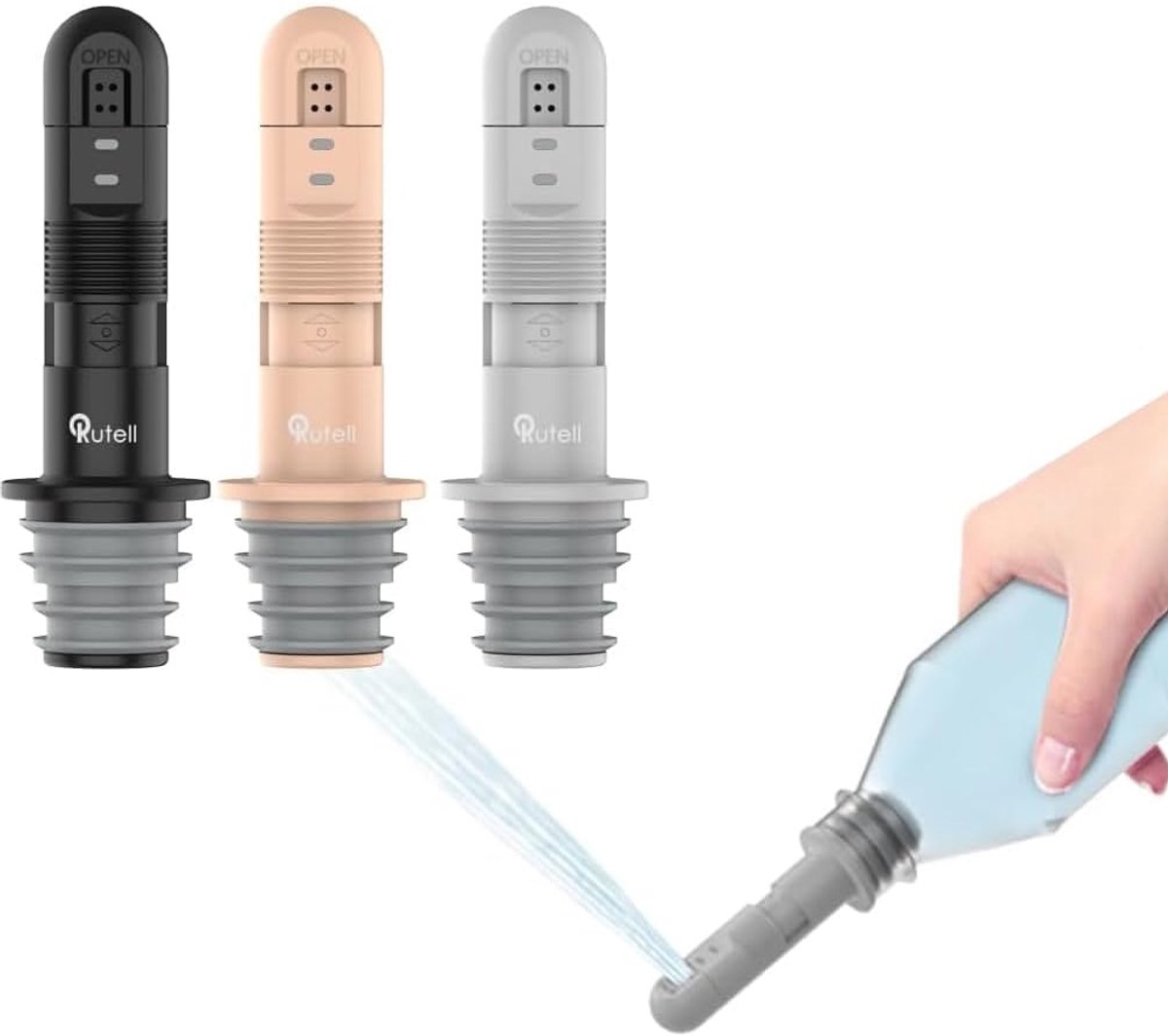 Draagbare bidetsproeier - handheld en krachtig - geschikt voor flessen 21-25 mm - ideaal voor vrouwen en kinderen - ShopVlot