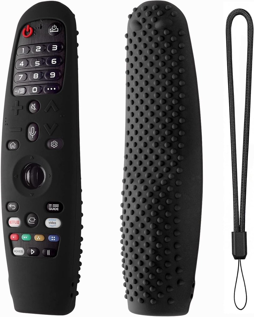 Silicone beschermhoes voor LG TV afstandsbediening - speciaal voor AKB75855501 MR20GA - extra grip - ShopVlot