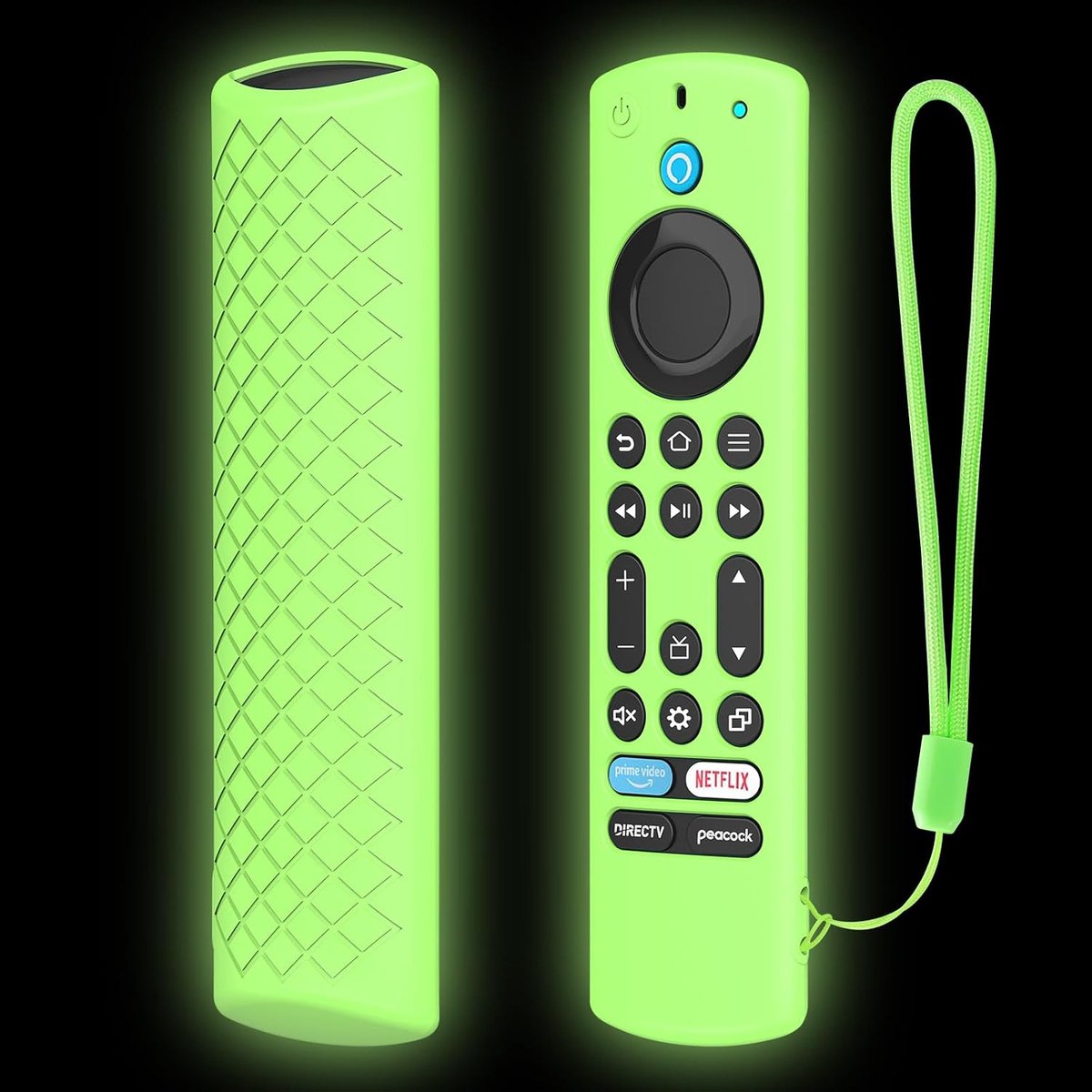 Afstandsbediening hoes voor Firestick 4K Max - lichtgewicht silicone - schokbestendig en antislip - voorkomt vallen - ShopVlot