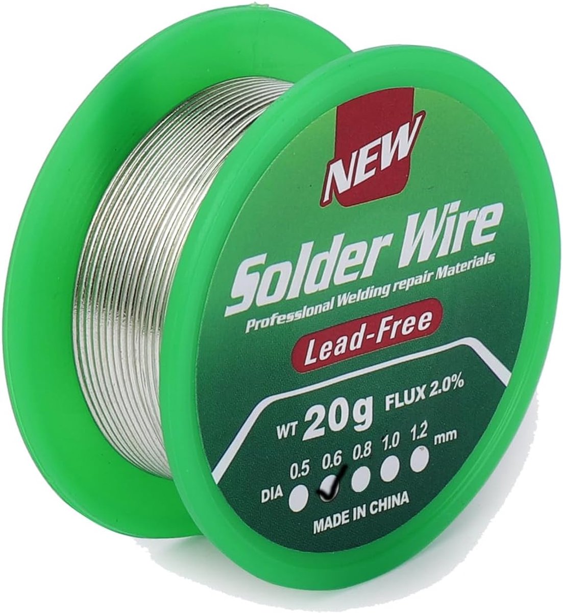 Soldeertin 0.5mm - loodvrij - met harskern - veilig en snel solderen - ShopVlot