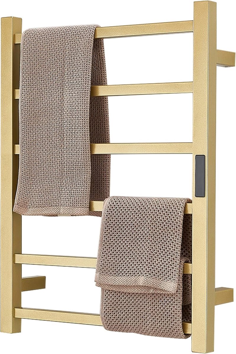 Handdoekverwarmer 60x45cm - Wandmontage - 304 RVS - Snelle verwarming voor droge handdoeken - ShopVlot