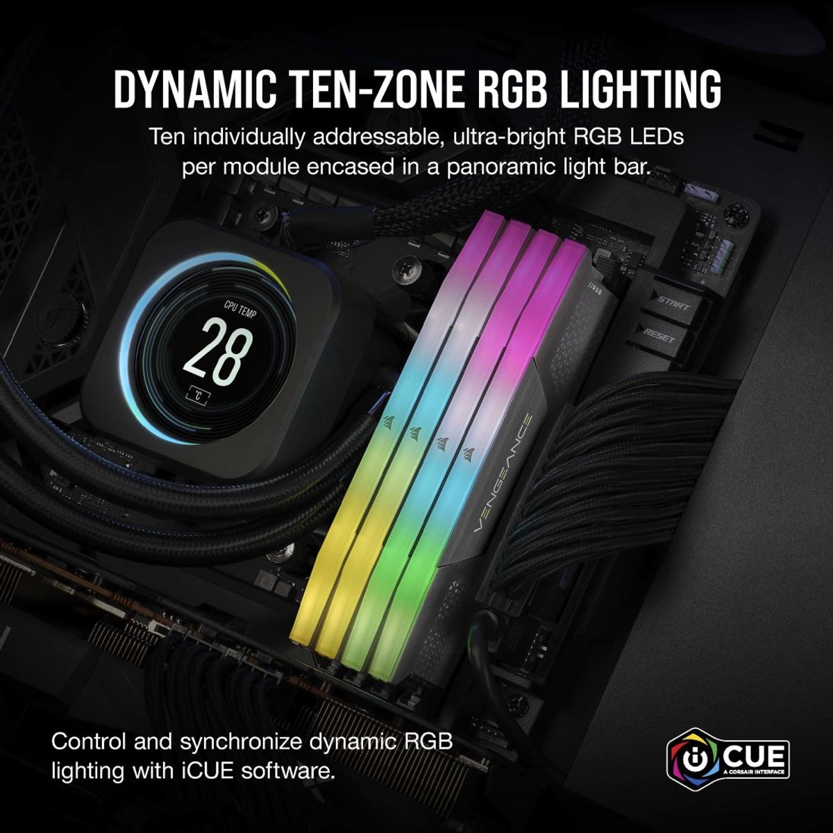 Corsair 16 GB DDR5-5600 (2x 8 GB) Kit werkgeheugen thumbnail 2
