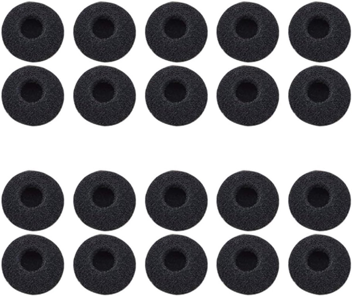 Hoofdtelefoon schuimkoppen 18 mm - zachte spons - comfortabel - vervangingskussens - ShopVlot