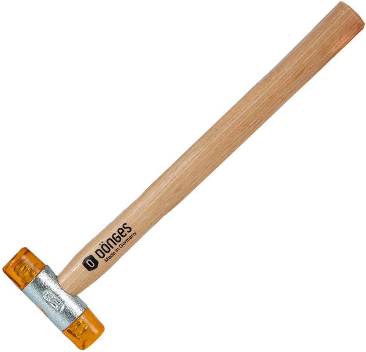Plastic hamer 22 mm - gelakt handvat - 166 gr - ideaal voor precisiewerk - ShopVlot
