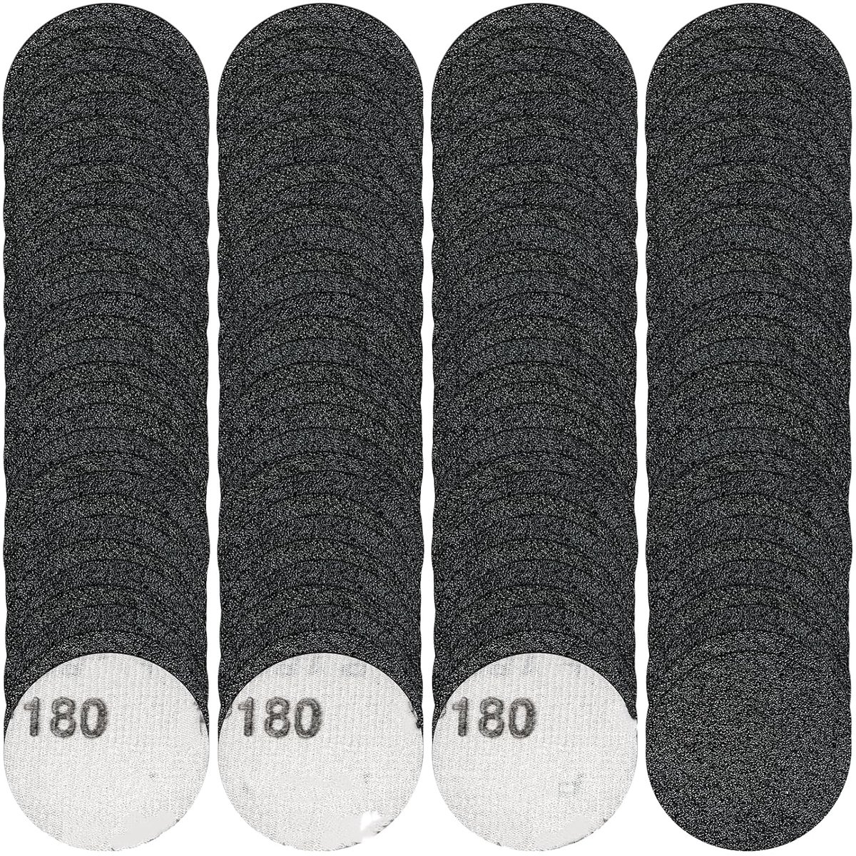 Schuurpapier schijven 50 mm - 180 grit - siliconen carbide - voor diverse gereedschappen - ShopVlot