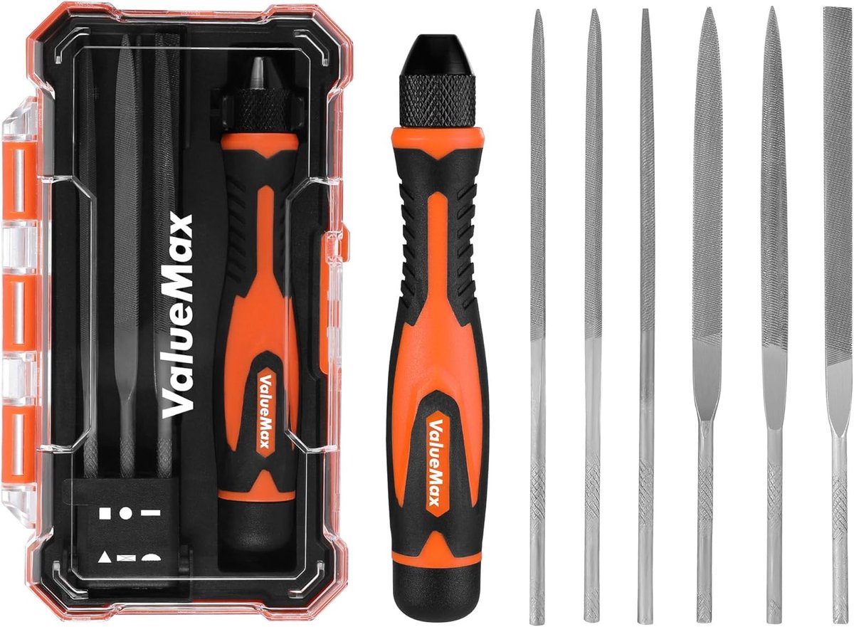 Set van 7 Naaldvijlen - Minivijlenset voor Metaal, Hout en Kunststof