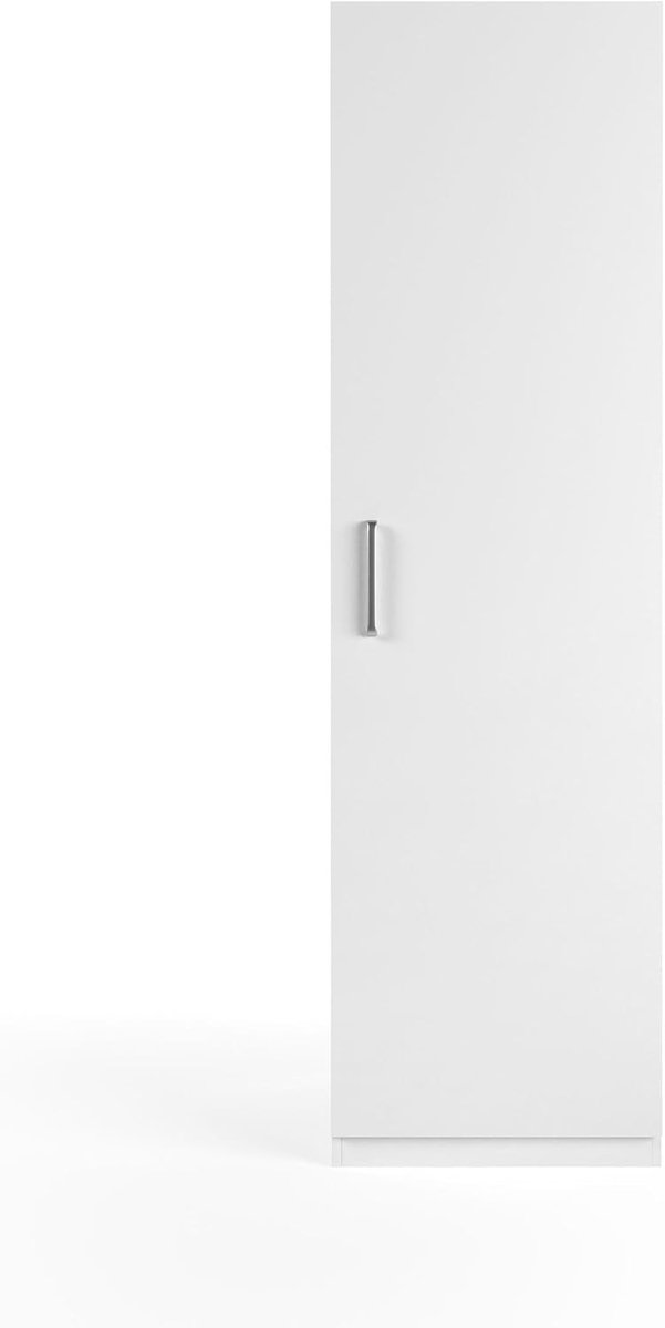 Opbergkast zijkast voor wasmachine - 700x600x2110 mm - Wit - Stijlvol en ruimtebesparend - ShopVlot
