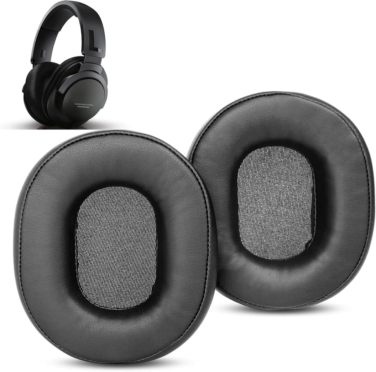 Oorkussens voor Philips SHP2600 - Zacht protein leer/memory foam - Comfort en geluidsisolatie - ShopVlot