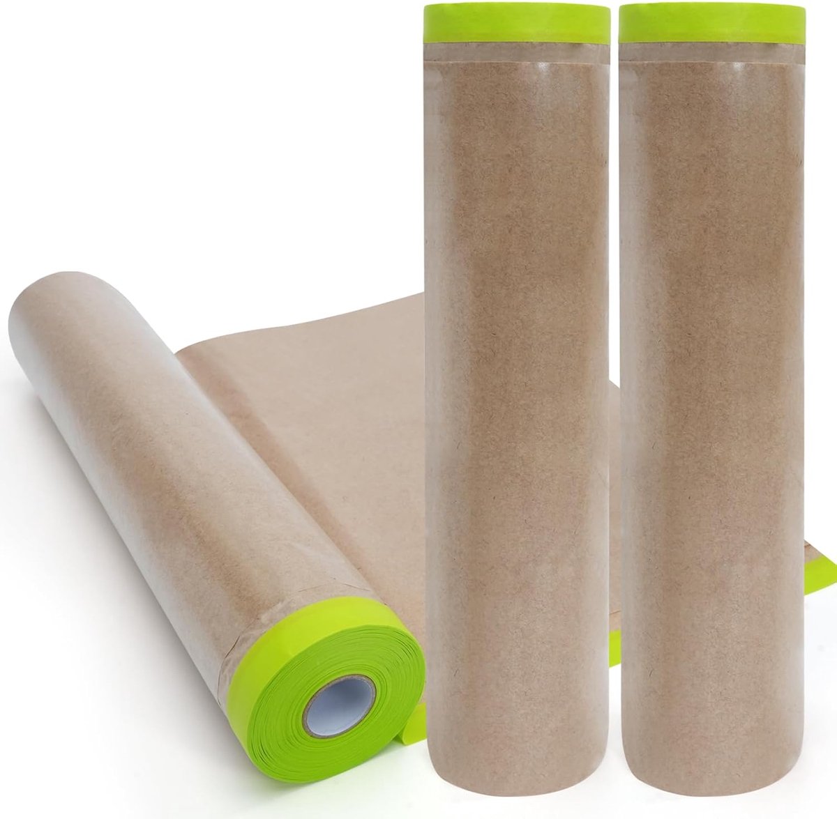 Verfpapier zelfklevend 600 mm x 15 m - Bruin afplakpapier - Waterdicht en stofvrij - Bescherming voor schilderwerk - ShopVlot