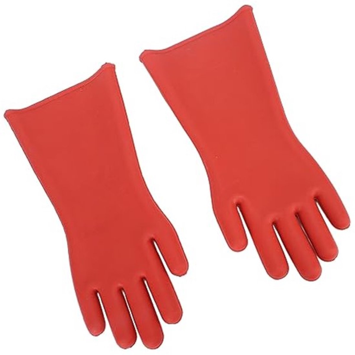 Elektrisch isolerende handschoenen, fijne afwerking klasse 00 Elektrisch geïsoleerde handschoenen 12 kV 1,8 mm dik hoogspanning voor de energiesector voor voeringen