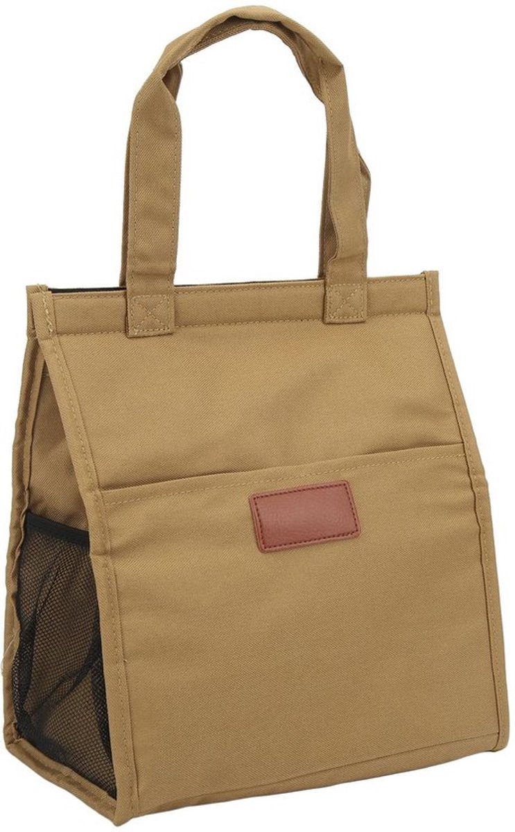 Lunchtas, waterdichte thermische koeltas voor kantoor (kaki)