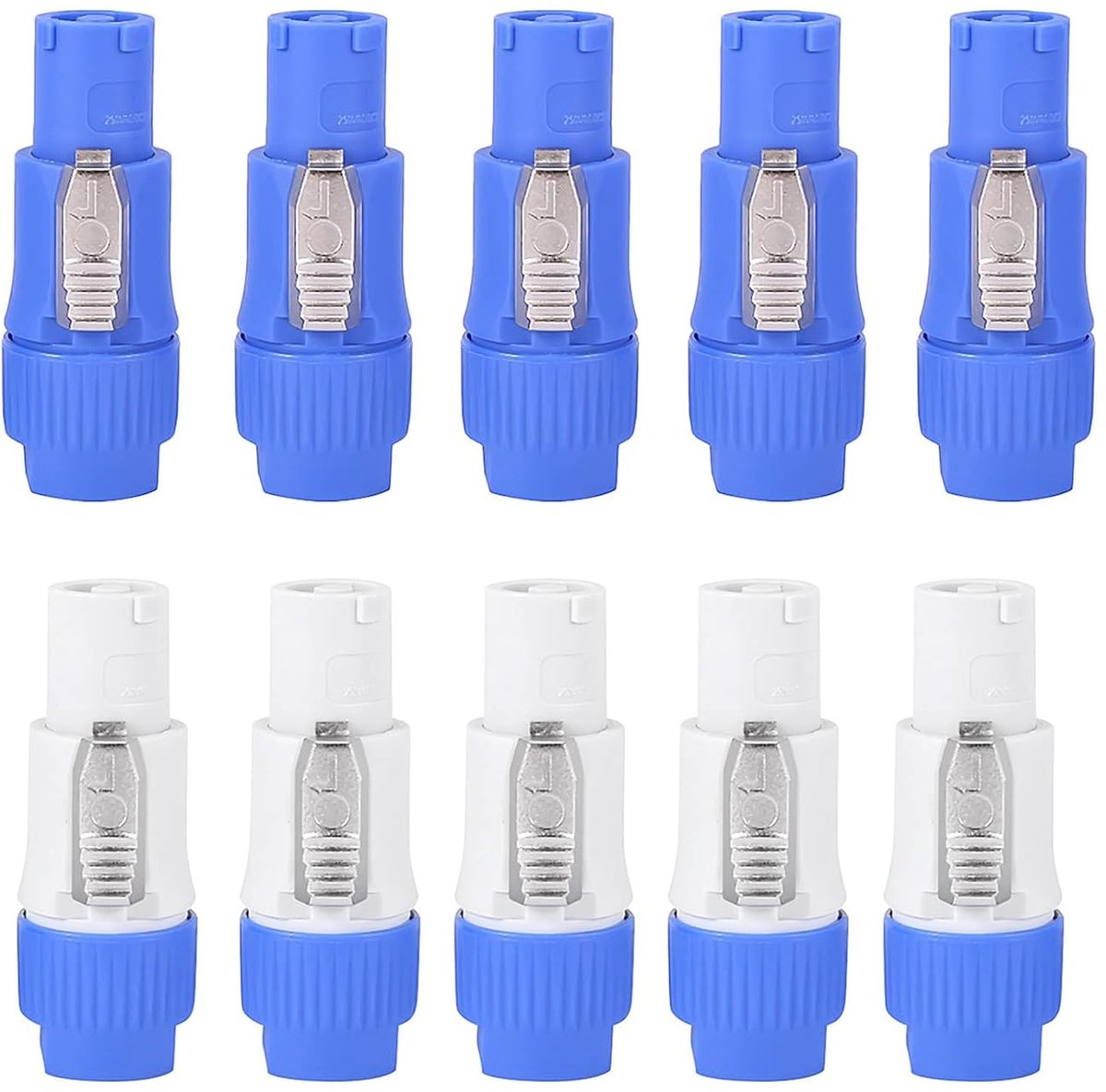 Speakon plug 3-pin 20A - Powercon connector blauw - Hoog vermogen - Geschikt voor audio-installaties - ShopVlot