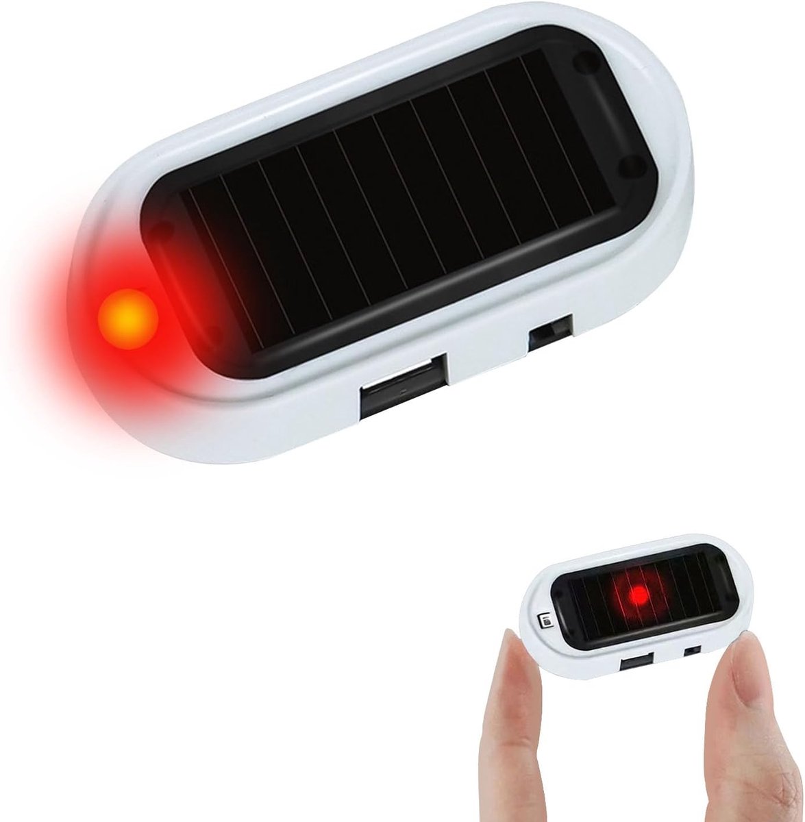 Solar alarm systeem - anti-diefstal beveiliging - LED knipperlicht - bescherming voor auto - SnelShoppen