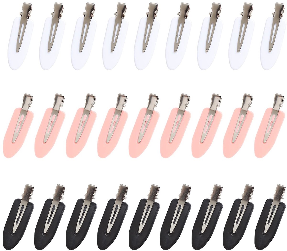 Dailygoods- Haarclips 27 Stuks - Geen Buiging - Alligator Haarspelden - Haaraccessoire - Pony Kapsel - Hoogwaardig Kunststof