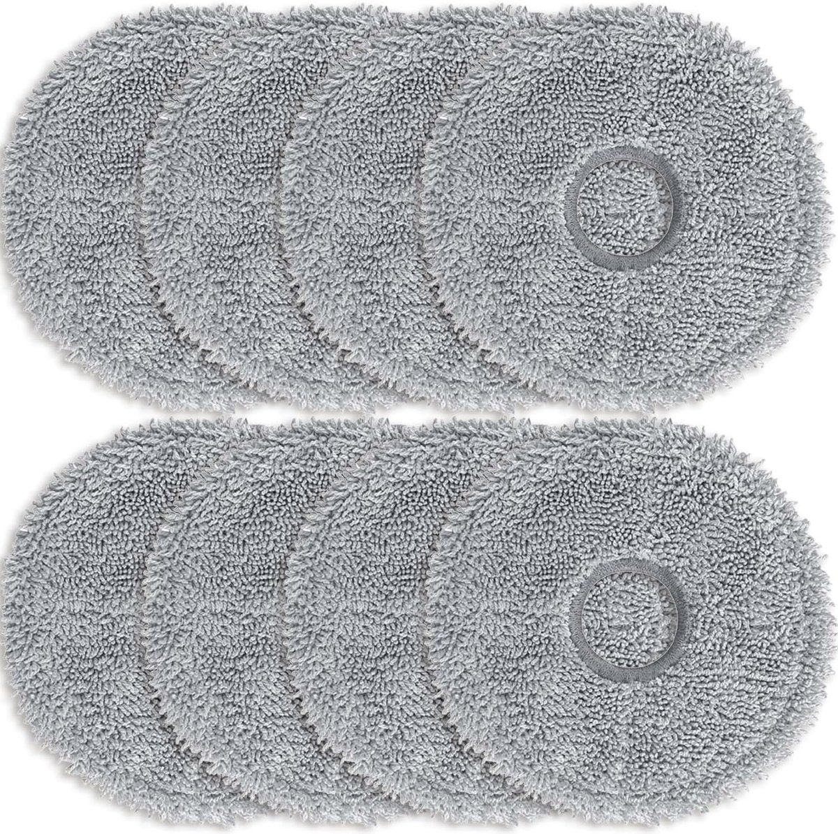 8 microvezel dweilpads geschikt voor Dreame L10s Ultra / L10 Ultra / L20 Ultra / L10s Pro Ultra Heat / X40 Ultra Complete & X10+ / X20+ Wet Vervangende doekjes