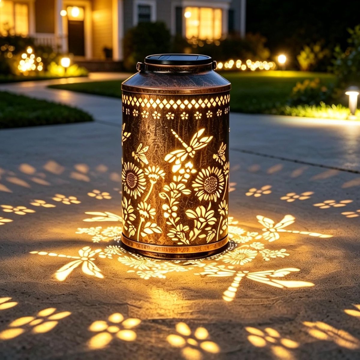 Lantaarns, Libellen Hanglampen, Waterdicht, voor Tuin, Terras, Binnenplaats en Balkon, Ker