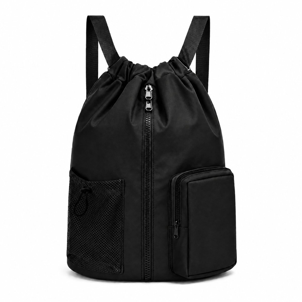 Sporttas Dames, Zwemrugzak, Gymtas, Sporttas, GYM Bag, Sportrugzak Heren, voor Fitness, Yoga, Tennis, Backpacking (Zwart)
