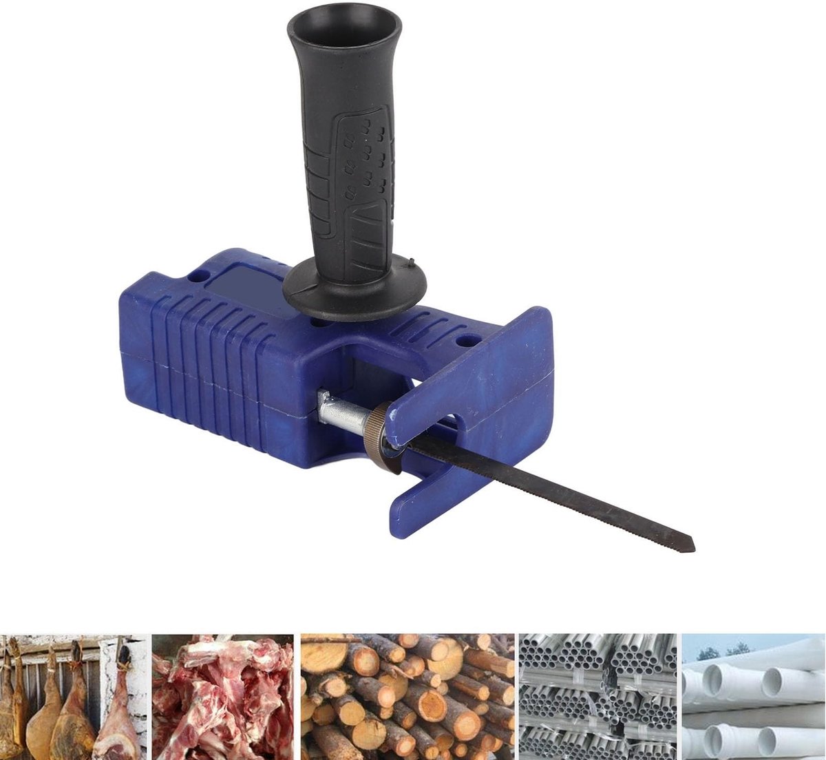 Dailygoods - Draagbare boormachine - Kettingzaagadapter - Hoogwaardige mechanische structuur - 51 Inch zaagblad - Accessoire voor elektrisch gereedsch...