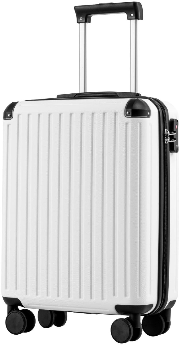 Dailygoods- Handbagagekoffer 55x40x20 cm - Harde Koffer - Lichtgewicht - TSA-slot - 4 Dubbele Wielen - Perfect voor Ryanair/EasyJet - Cabinekoffer