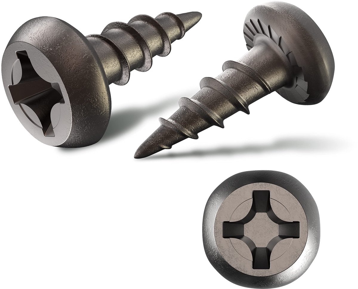 500x Zwarte Profiel Schroeven 3,9 x 11 mm voor Metalen Profielen en Gipsplaten