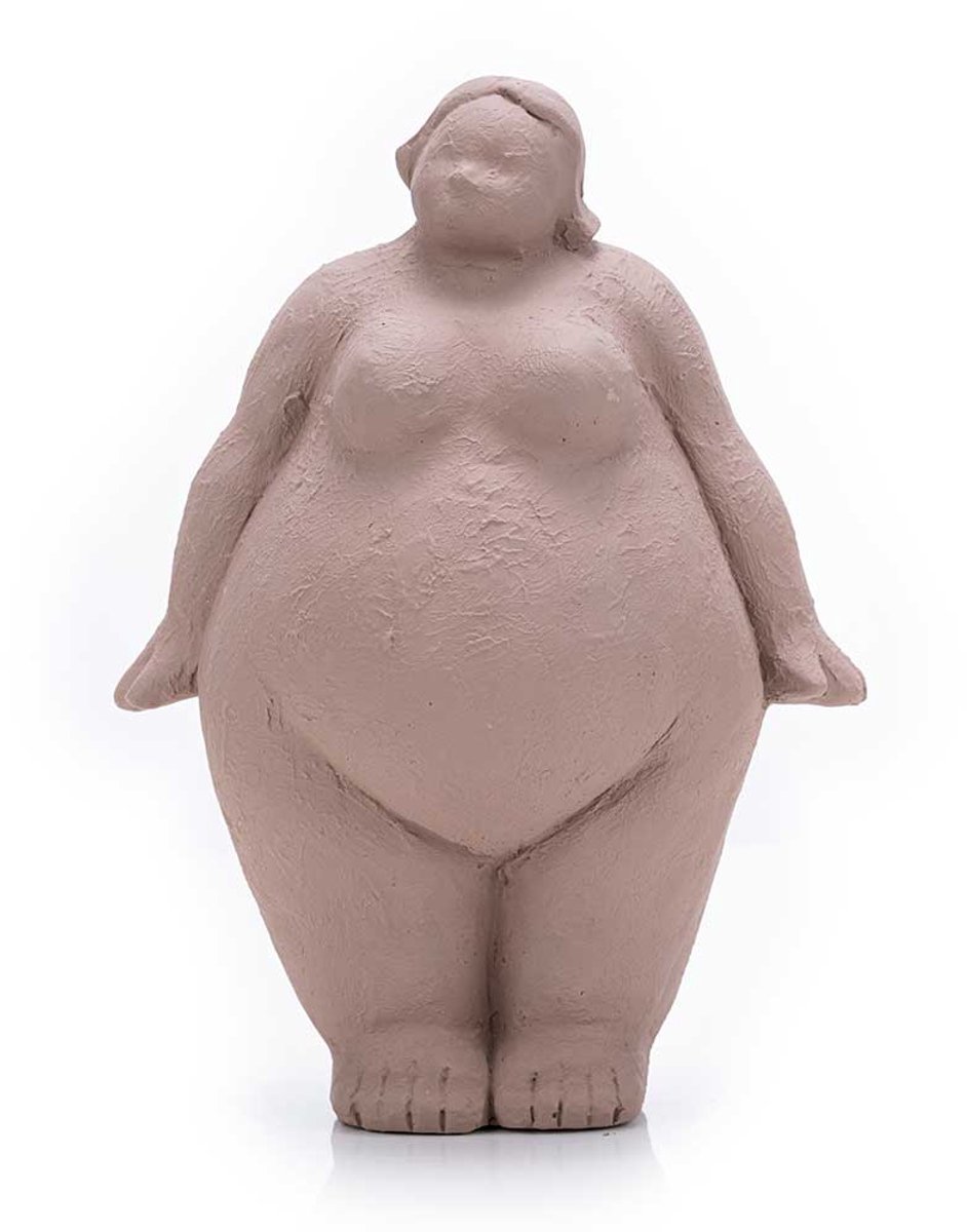 Beeld Venus Standing Taupe 19,5x11xh26cm Resin