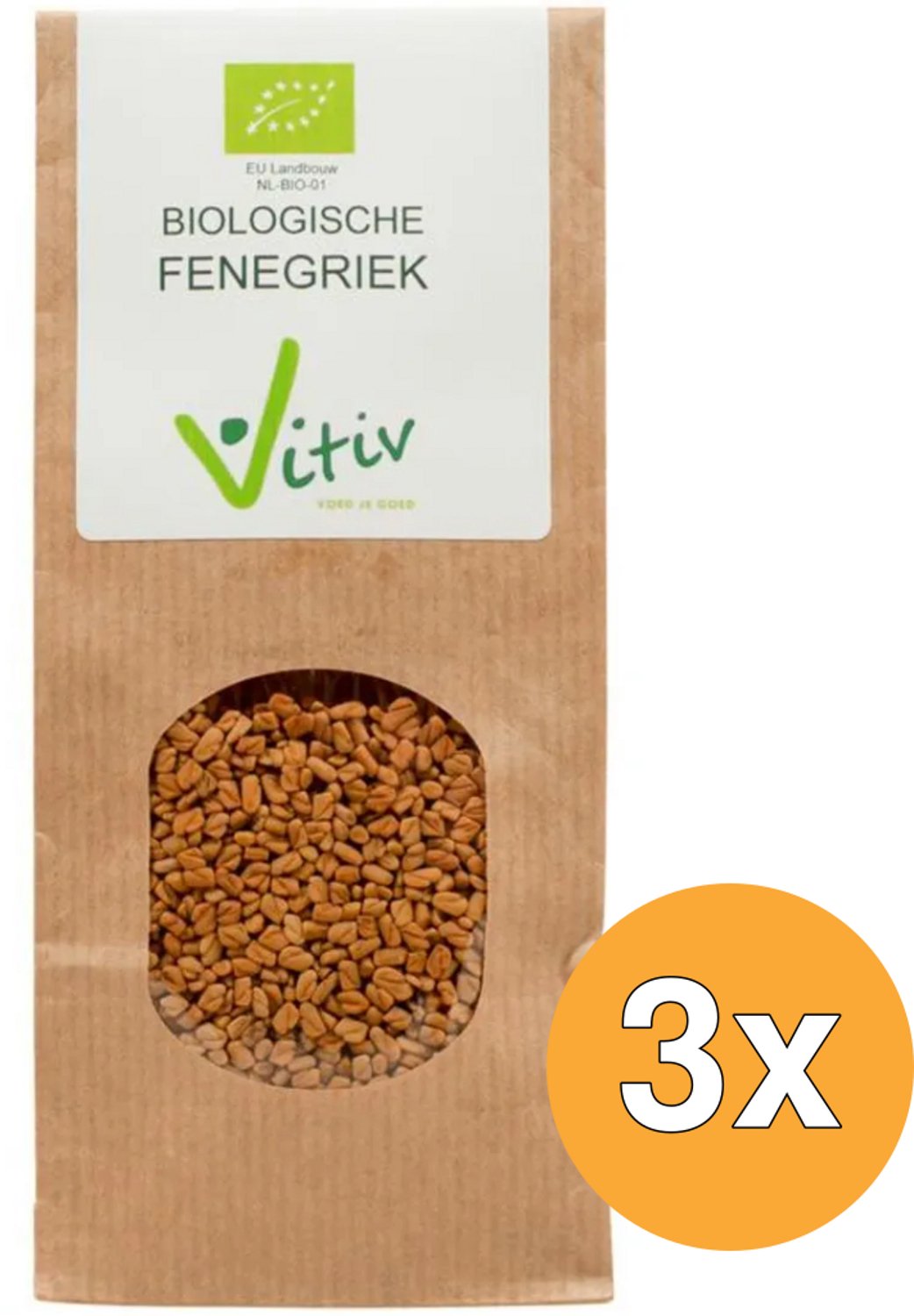 3x Vitiv Dilletoppen Bio (25 gr)