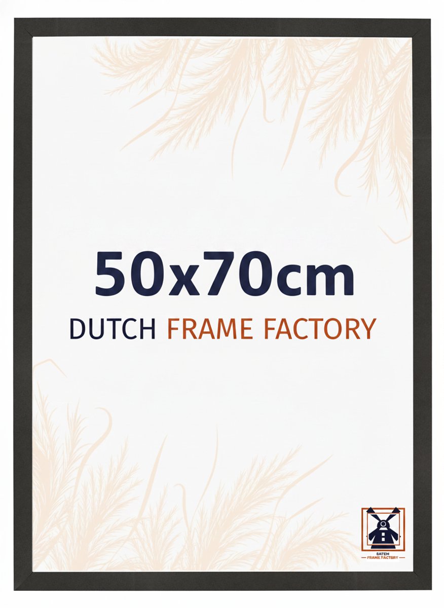 Fotolijst 67x98 cm - MDF - Wit Hoogglans - Benno