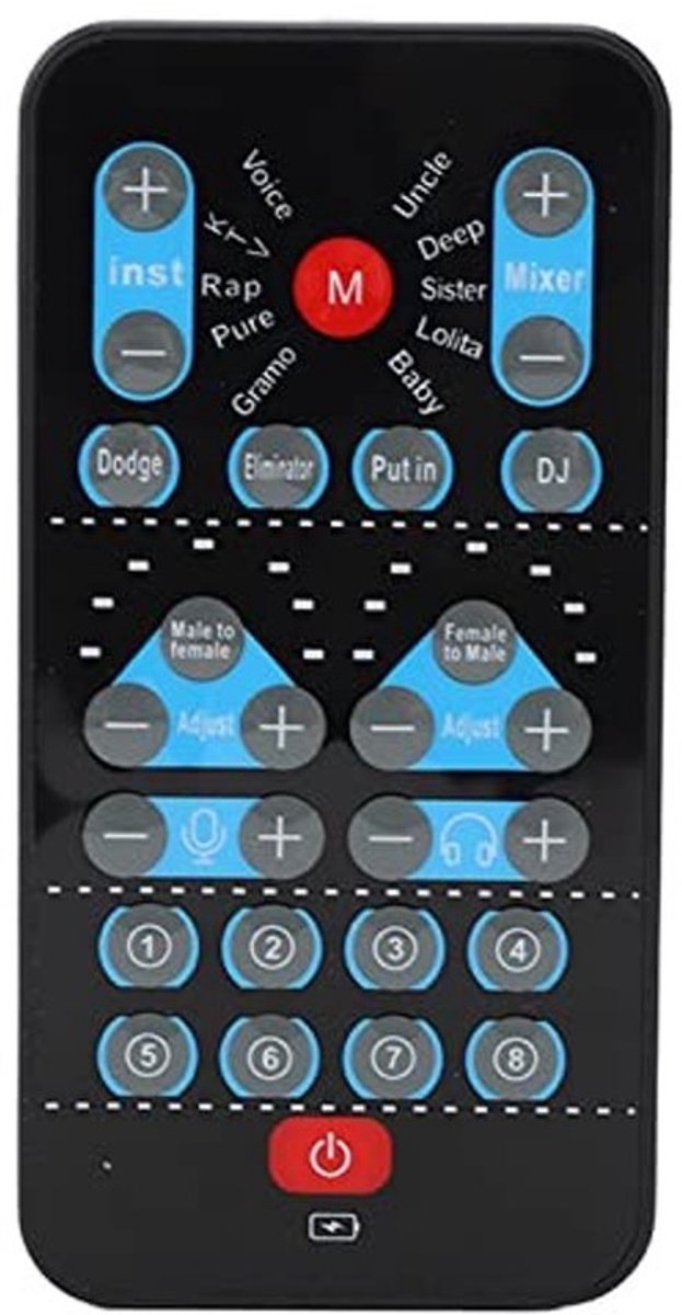 Onf3 - Stemvervormer - Draagbare mini-handheld stemvervormer - Zwart