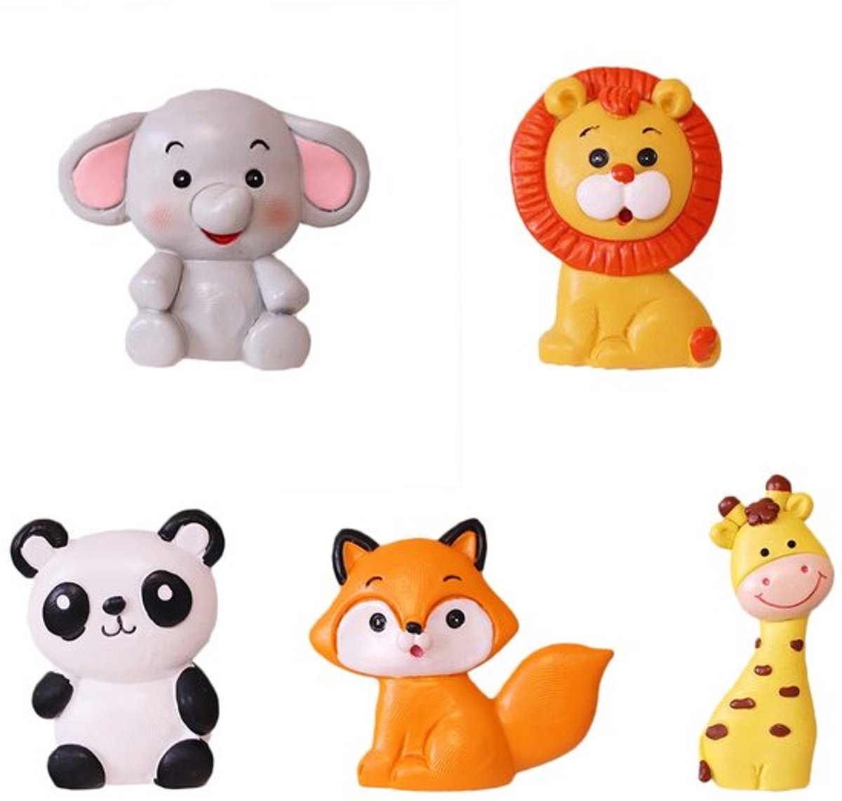 Store_8 - Panda Cake Toppers - Jungle Feestdecoraties - 5 Stuks