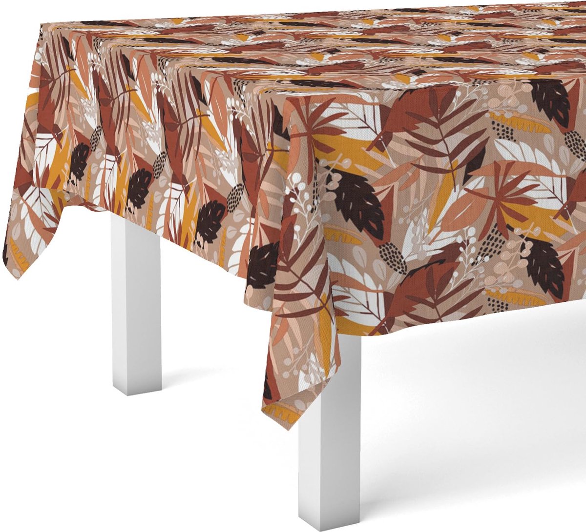 Home Tafelkleed, tafelzeil, Navia, bruin, 220 x 140 cm