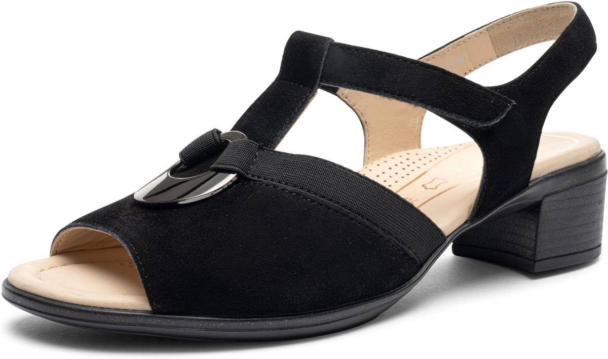 Ara 1235730 Volwassenen Sandalen met hak Zwart