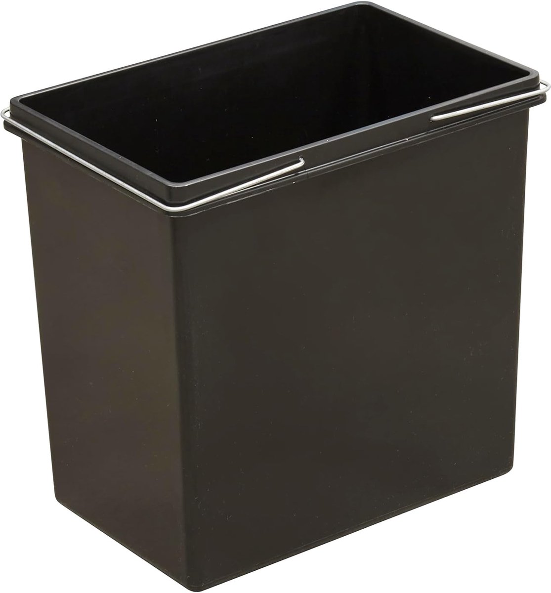 Vervangende Kunststof Binnenemmer voor Afval- en Recyclebak | 23 L | Grote Capaciteit voor PMD- en Verpakkingsafval | Compatibel met Diverse Modellen | Zwart