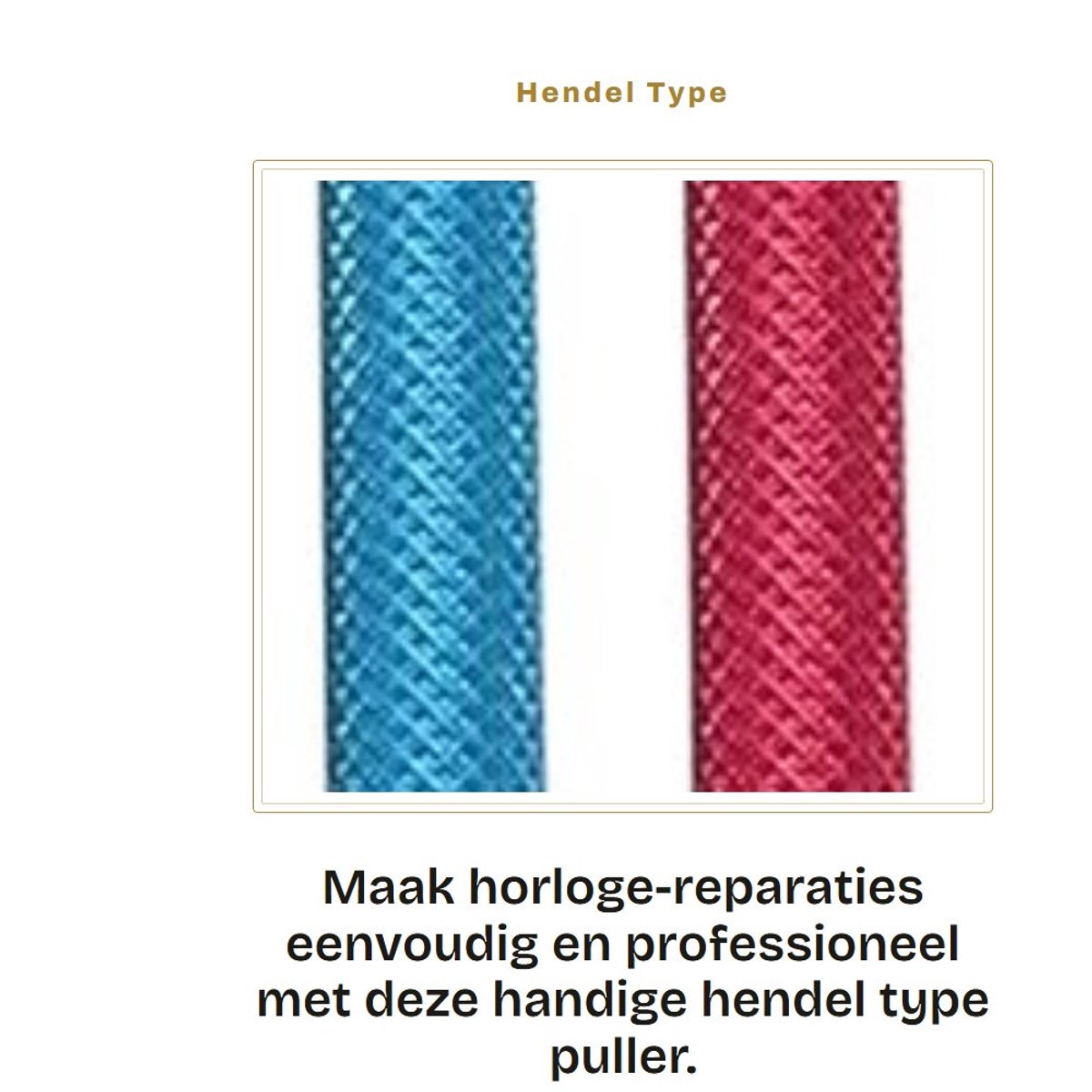 Dailygoods- Horloge Tool - 2 Stuks Horloge Handen Verwijderaars - Horloge Reparatie Gereedschap - Accessoires - Duurzaam - Hoogwaardige Kwaliteit - Horloge Reparatietool