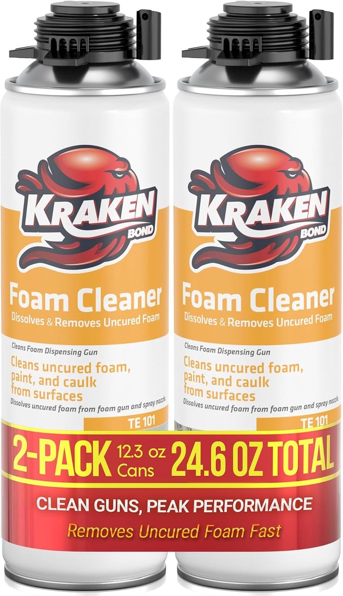 Kraken Bond - PU Schuimreiniger - 348 g - NBS Adapter - Inclusief Spuitkop - Set van 2