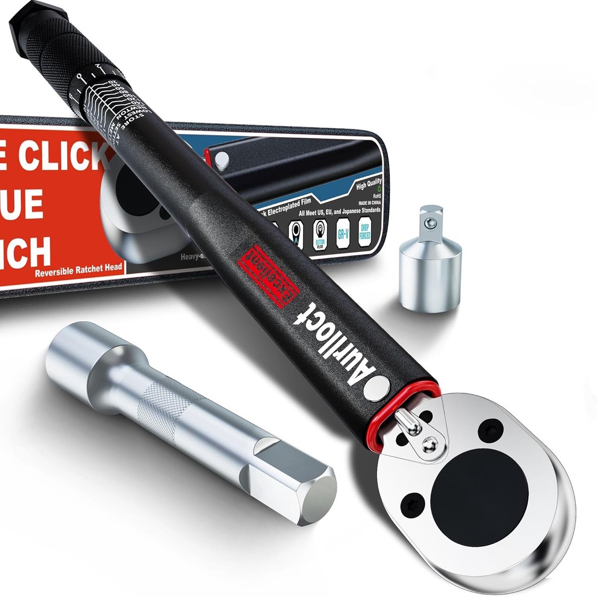 Momentsleutel voor auto - Groen - 3/8 inch 10-140 Nm - Verstelbare Momentsleutel voor Precisie en Kracht - Voor Auto, Vrachtwagen en Motorfiets