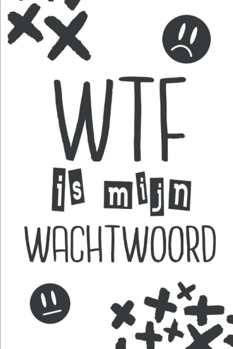 Wachtwoordenboekje - Wit - 120 Pagina's - Hardcover Notitieboek voor Wachtwoorden en Gebruikersnamen - Voor Thuisgebruik