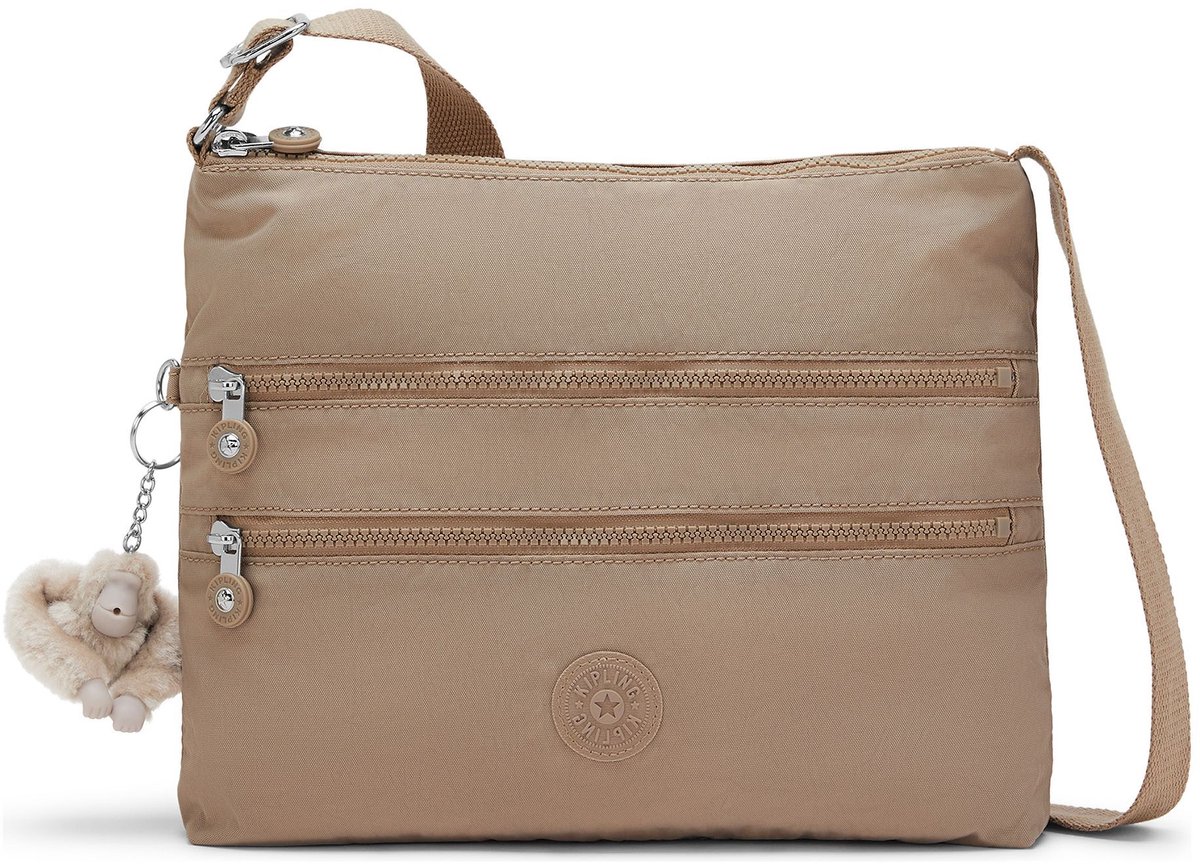 Kipling Basic Alvar Crossbody tas 33 cm - Dames - tan beige