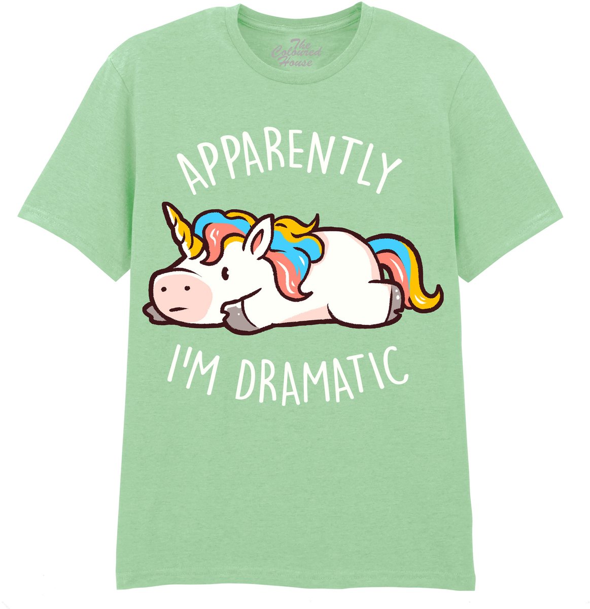 Eenhoorn Apparently I Am Dramatic The Coloured House T-shirt XXL