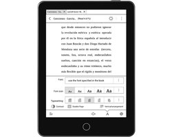 6-inch e-reader, helder scherm met 300 DPI, 4+64GB opslagruimte, ingebouwde leesverlichting, inclusief beschermhoes.