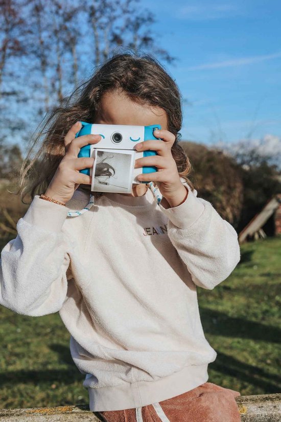 Kidywolf Kidyprint Kindercamera met thermische printer Blauw Limited Edition van kidywolf — afbeelding 4