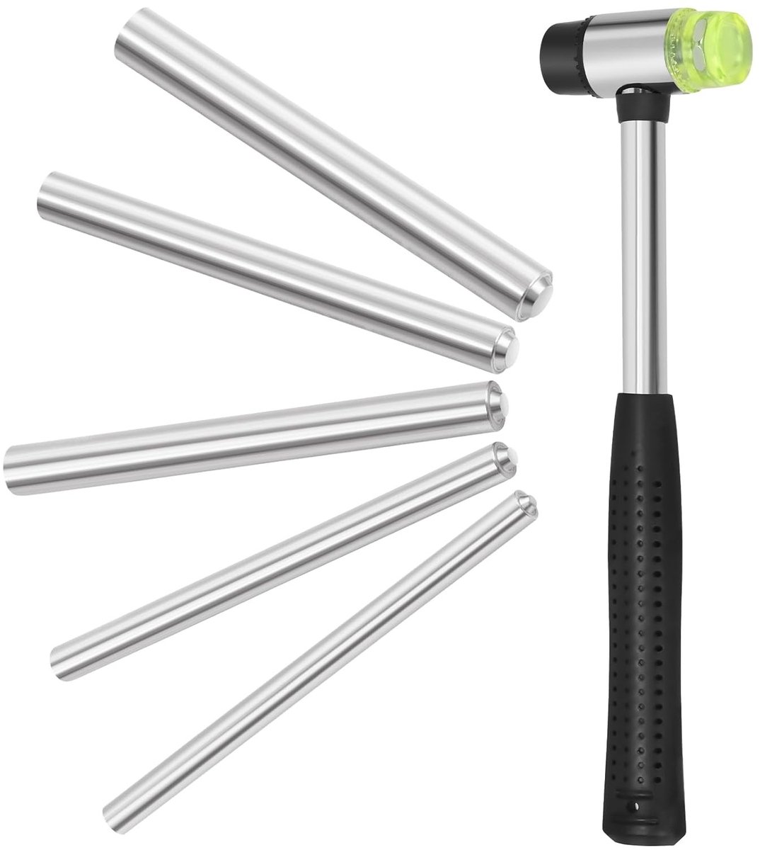 6 Stuks Platte Kop Half Tubulaire Rietjes Assortiment Kits voor Creatieve Reparaties en Handwerken