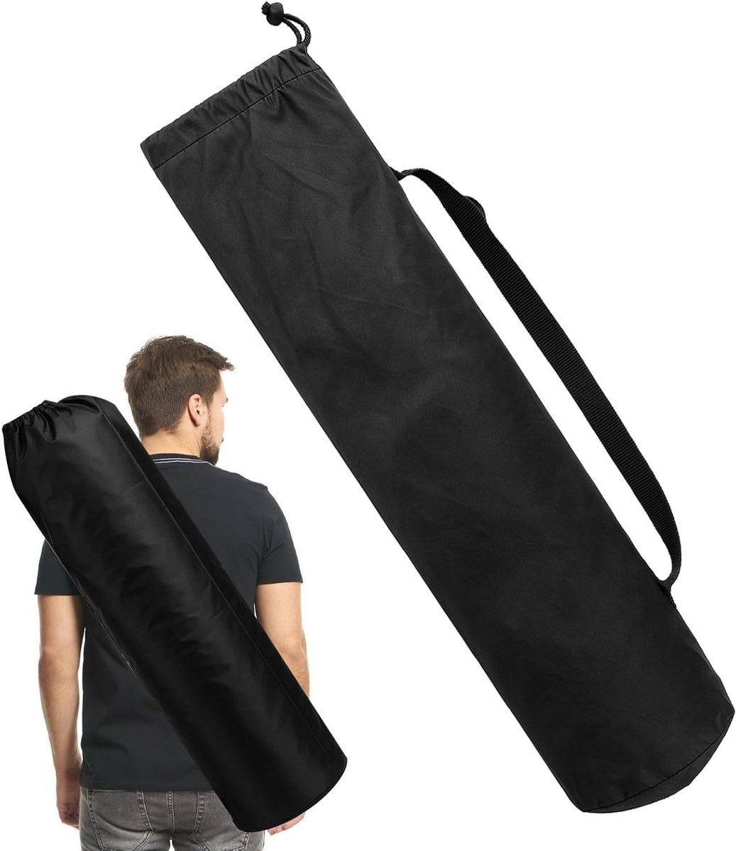 Parasolhoes Beschermhoes - Afdekking Parasol - Parasol Beschermen - Waterdicht Oxford Materiaal - 145 cm Lengte - Zwart