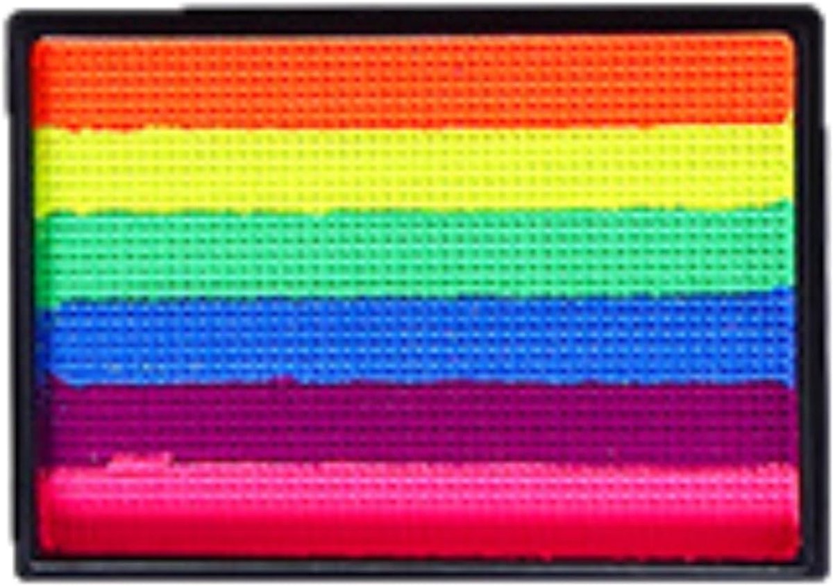 Kleurrijk Gezichtsverf Palet 25g - Wateroplosbare Make-up voor Carnaval, Halloween en Festivals